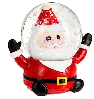 Feeric Lights & Christmas - Dekoration schneeball Astronaut 4.5cm - Dekoration Schneeball Astronaut, Polyresin, Glas, Wasser, Abmessungen L. 5 x P. 4,5 x H. 5,5 cm