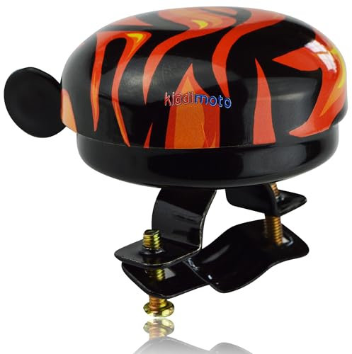 KIDDIMOTO Glocke Design Klingel/Fahrradklingel zubehör für Fahrrad, Roller, Scooter, Kinderroller Kinderfahrrad & Laufrad - Klein (58mm)