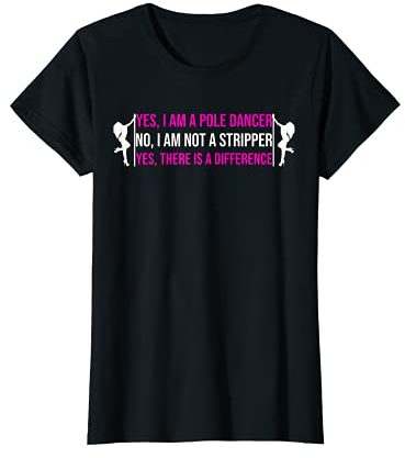 Damen Polerina Poledancerin Poledance T-Shirt