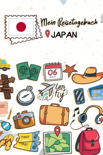 Mein Reisetagebuch Japan: Kinder Reise Journal | Aktivitätsbuch zum Ausfüllen, Malen und Einkleben | Urlaubstagebuch zum Selberschreiben für Mädchen und Jungen
