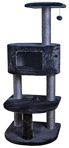 Ebi, Salisbury 140 Kratzbaum, 58 x 58 x 140 cm, Schwarz, Katze