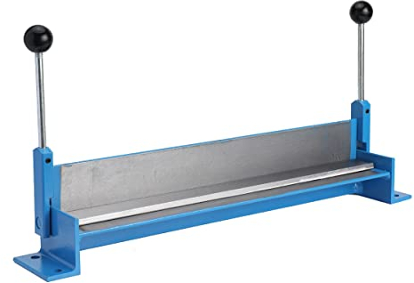 Lfhelper Blechbiegemaschine Abkantbank für Bleche bis 1,2 mm Dicke, Länge 460mm (18) Biegewinkel 0-90 Grad Metallbieger manuelle Blechbearbeitung Abkantpresse zum präzisen Biegen von Blechen