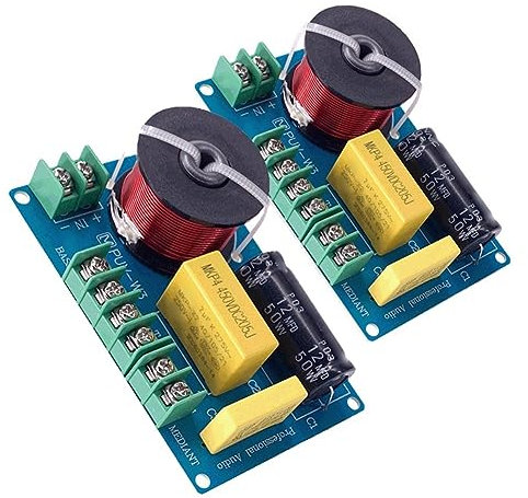 IOVO 2 200 W 3 vías audio filtro Hi-Fi placa de circuito ereo altavoz alto filtro cruzado agudos / bajos divisor de frecuencia de 3 unidades