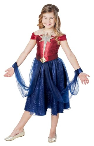RUBIE'S ROBE LUXE CAPTAIN MARVEL 7-8 ANS