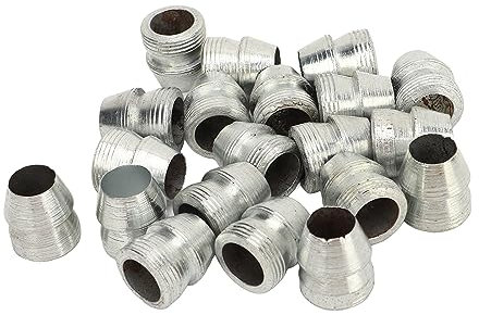 20 Piezas de Seguridad con Mango de Hacha Redondo, Cuñas de Acero, Martillo de División, Cuña de Hacha, Cuña de Metal, Mango de Martillo de Cuña de Acero Redondo, Mazos de Cuña