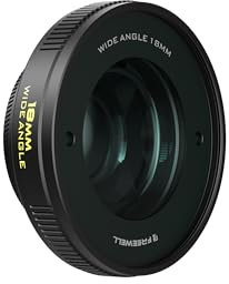 Freewell 18mm Wide Angle Lens for iPhone, Samsung 17mm Threaded Lens for Capturing Wider Scenes with Clarity
