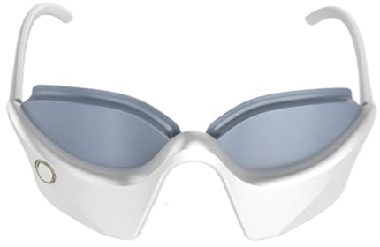 Masajeador de ojos con calor | Máscara de masaje térmica para cubrir los ojos | Máscara de masaje recargable para dormir, temporizador inteligente de 360 grados para aliviar la fatiga y la tensión