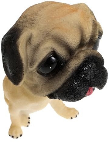 DOITOOL Decorazione Cruscotto Auto Cane Bobblehead in Resina con Testa Oscillante Divertente Giocattolo Puppy per Amanti Cani e Accessorio Auto