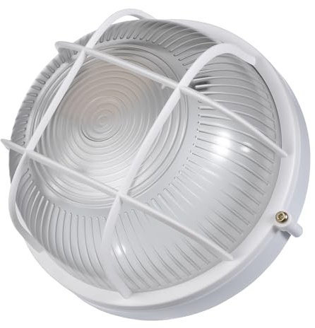 TEHAUX Explosionsgeschützte Sauna Dampfbadbeleuchtung Sauna Licht Hitzebeständig aus Glas und Aluminium Fog Proof für Bad und Dampfbad
