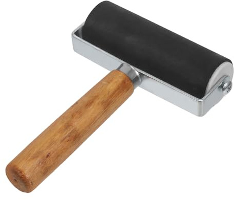 Holibanna Rullo di Inchiostro per Stampa in Gomma e Legno da 4 Pollici, Adatto per Stampa e Embossing, per Lavori Artistici e Artigianali
