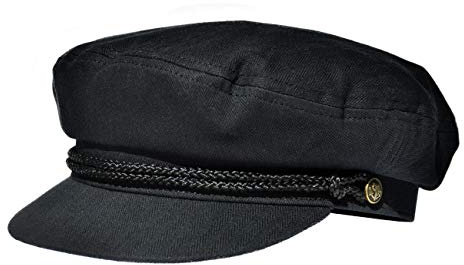 Balke Schirmmütze Fisherman Style Heringbone, Farbe:schwarz, Größe:L