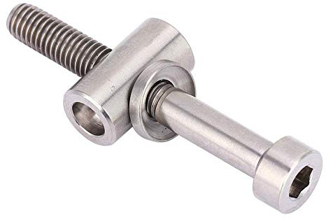 Fahrrad Sattelschraube, M5x30mm 35mm 40mm Fahrrad Sattelstütze Schraube Titan Fahrradsattelstütze Festschraube Rundkopfschraube