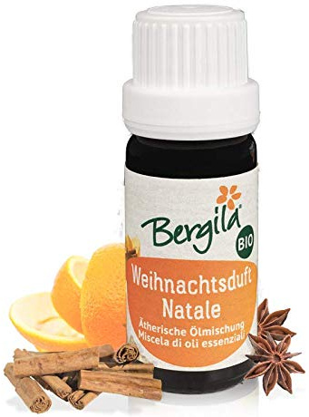Bergila Weihnachtsduft - ätherische Ölmischung Bio, 10 ml - aus 100% natürlichen, biologischen Rohstoffen - kontrollierte und zertifizierte Qualität aus Südtirol