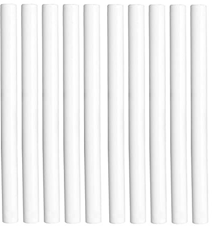 Tissting 10 Stück Siegellack Sticks, Siegellack Sticks Mehrfarbige Perlen Siegelstempel Wachskrank Für Hochzeitseinladungen, Basteln, Geschenk, DIY, Karten, Umschläge(Weiß)