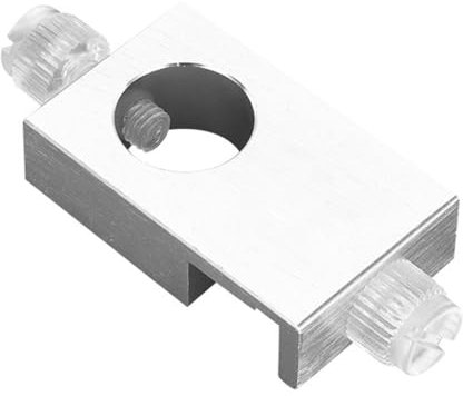 DONGKER Aquarium Wasserrohr Halter, 1 Stücke 12/16 mm Zulauf- und Ablaufrohr Befestigungsschelle, Aluminiumlegierung Befestigungsklemme für Aquarien 12/16 mm Einlass- und Auslassrohre