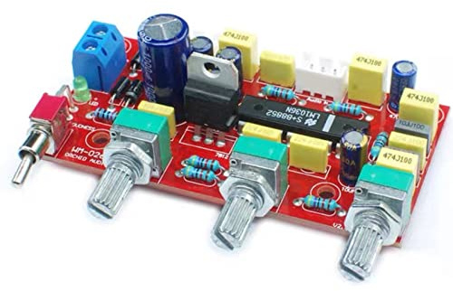 LM1036 OP-AMP HiFi Vorverstärker Modul Board Vorverstärker Bass Treble Tone Control Leiterplatte Home Bass Vorverstärker Modul Anti Noise DIY Elektronik Kit Zubehör