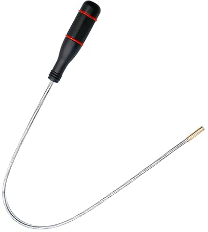 NYGGTYK 1 barra magnético larga, imán de varilla, barra telescópica, varilla flexible, imán con mango, herramienta de recogida magnético