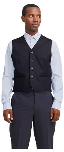 Jack & Jones Jprtheo Waistcoat Noos, mörk marinblå, 52