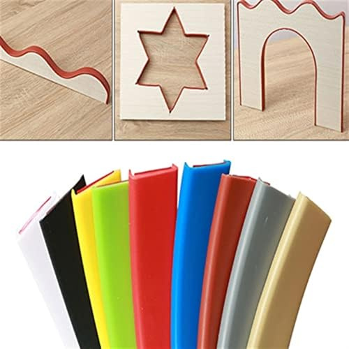 1m Kantenumleimer Selbstklebend Kantenschutz Umleimer Furnierklebeband Kein Aufbügeln, U-Form TPE Möbelkantenband, selbstsichernde Furnier-Randschiene(White,40mm)