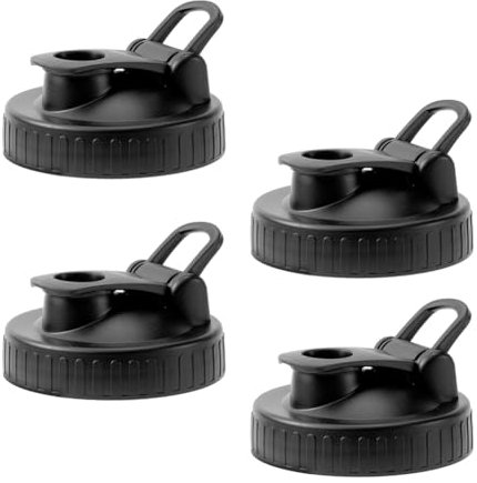 Giuneuow Tappi Versatori per Vasi Wide Mouth, Coperchio A Chiusura Ermetica per Vasi da Conserva, Ideale per Condimenti, Confezione da 4