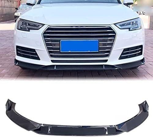 Stoßfängerlippe Spoilerlippe für Audi A4 B9 Sedan 2017 2018, Sport-Performance Frontspoiler AntiKollision Car Front Lower Bumper Lip Spoiler