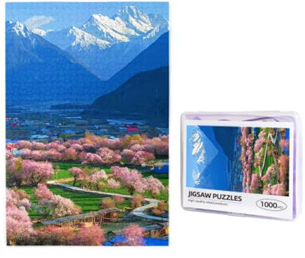 Puzzle Personalisiert, Fotopuzzle mit Eigenem Bild und Text, 300/500/1000 Teile Individuelles Puzzle mit Eigenem Foto - mit Geschenkbox - für Erwachsene Kinder (Vertikale Position, 1000PCS)