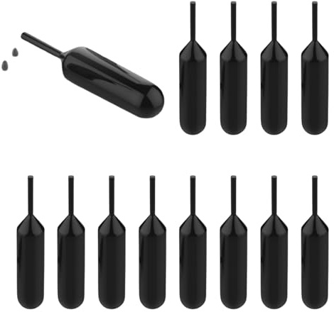 Ninnyi 12 PCS 2ml Confidential Roller Stamp Ink Refills, Identity Theft Rolling Stamp Ink