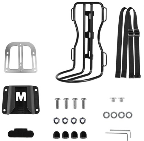 Wzxksoac Fahrrad-Frontgepäckträger, Taschenhalter, Fahrrad-Frontgepäckträger, Gepäckablage für Rennrad
