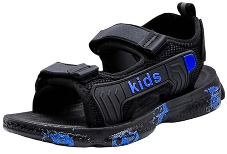Generisch Sandals Boys Sandals Children's Trekking Children's Sandals Wide Feet Barefoot Trekking Sandals Boys Barefoot Sandals Boys Summer Shoes Outdoor, Sandlen B1 Blue, 1.5 UK