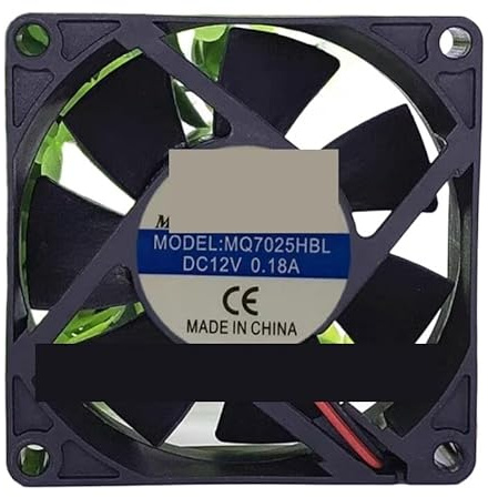 Für MING für QUAN MQ7025HBL DC 12V 0,18 A 70x70x25mm 2-Draht Server Lüfter