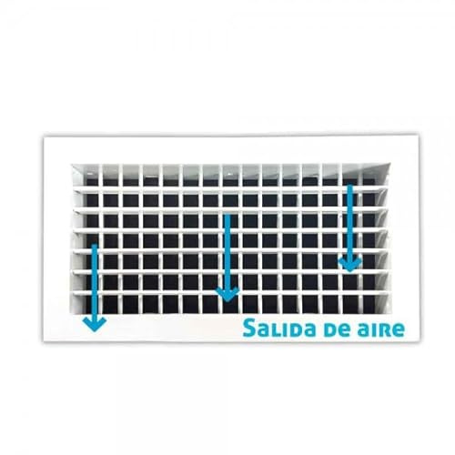 Bilake Rejilla Impulsion Doble Deflexion Blanca Escoclima