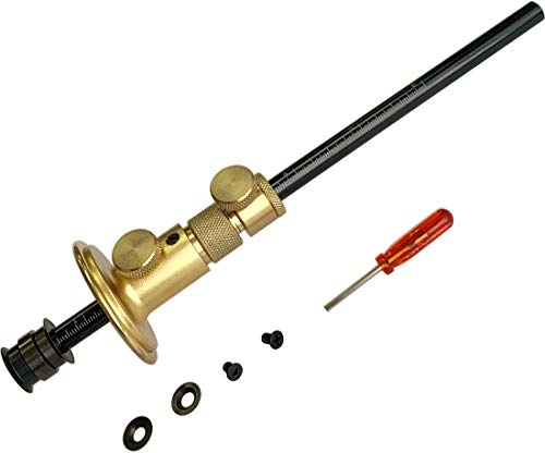 iGaging Mortise Gauge + Wheel Marking Gauge Micro-Adjust Precision Woodworking 1/32nd Inch & 1 mm Scale
