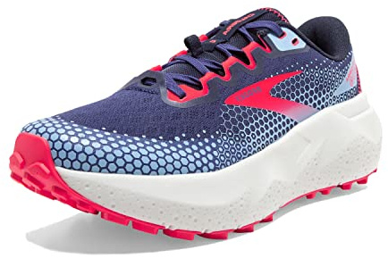 Brooks Caldera 6, Scarpe da Corsa Donna, Cobalto Intenso/Rosa Diva/Ostrica M, 37.5 EU