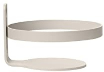 blomus Wandhalterung SONO | Badaccessoire | Farbe Moonbeam | lackierter Edelstahl | für Seifenspender & Zahnputzbecher