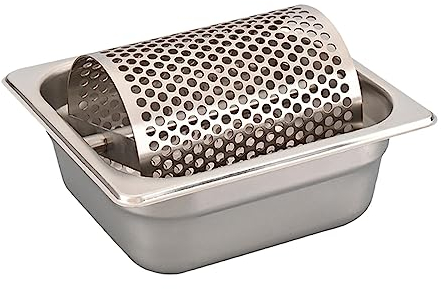 Fenteer Edelstahl-Butterroller Butter Applikator, Langlebiger Butterverteiler, Abnehmbares Butterverteilerrad, Butterstreuer Rad Brötchen Butter Roller für Zuhause Restaurant Grill, Brot