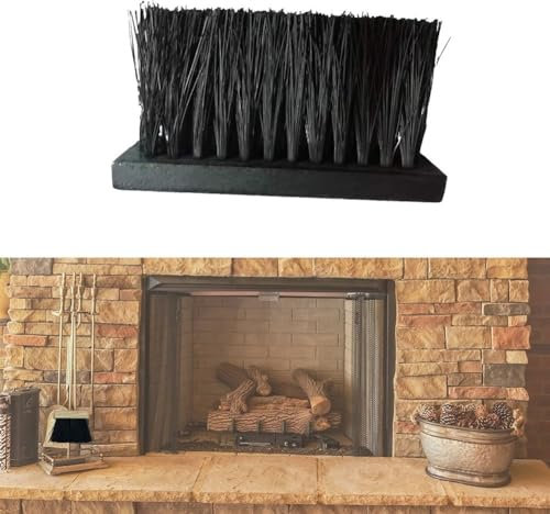 Rechteckige Ersatz-Herdbürste, Ersatzbürste für den Kamin, Reinigungsbürste für den Kamin, 1 Stück