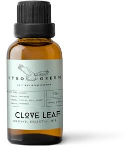 Huile essentielle de feuille de clou de girofle bio | Pure et naturelle | 30 ml | Aromathérapie | Éveil spirituel | Stimule la force | Confiance | Huile diffuseur | Huile de bain
