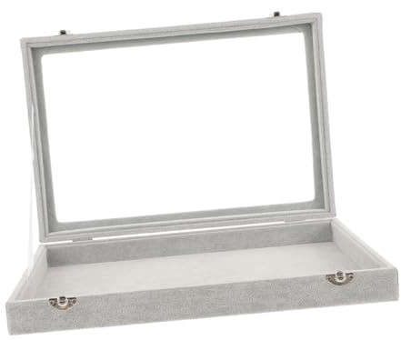SAFIGLE Joyero Para Collares y Pendientes Estuche Decorativo Capacidad Alta Protección y Almacenamiento
