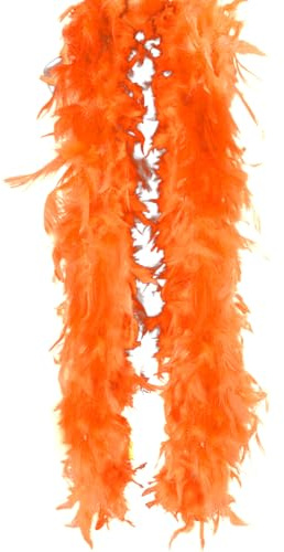 Aublinto Färgglad fjäder Boa unisex fjäderboa enfärgad fjäderstola fluffig fjäderboa fjäder boas tillbehör turkey feather Boas dekorera för bröllop klä fest karneval halloween julkostym