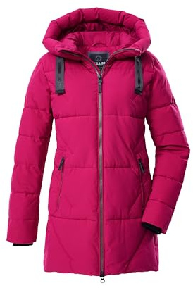 G.I.G.A. DX Donna Parka trapuntato/Parka funzionale con cappuccio GW 30 WMN QLTD PRK, dunkel himbeere, 44, 43532-000