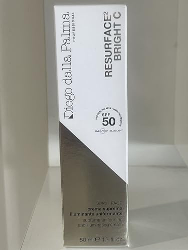 Diego dalla Palma Resurfacing Bright C Crema Viso suprema Illuminante, SPF 50, 50 ml