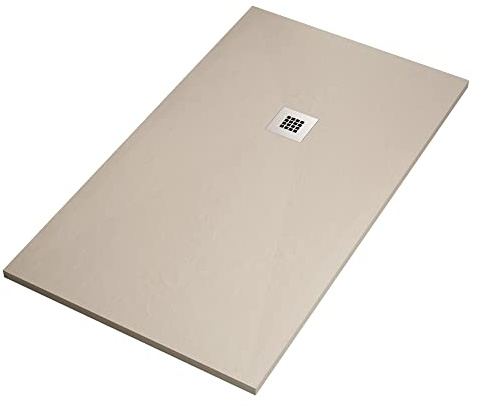 OLIMPO DOCCE - Piatto doccia in marmo resina Crema pietra cemento PLUS - Mi