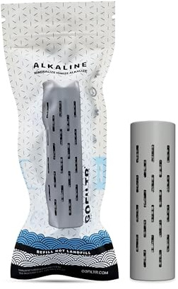 GOFILTR Alkaline Original - Create All-Natural 9.5pH Ionized Mineral Alkaline Water With Electrolytes in Any Water Bottle. Made in California.