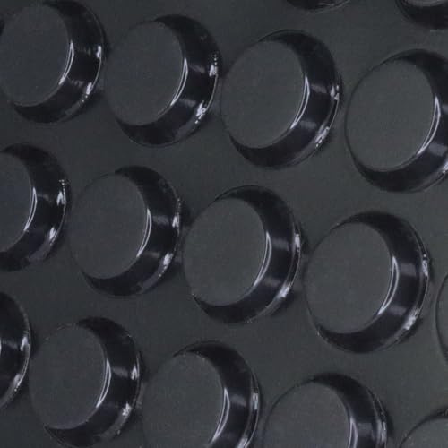 3M Bumpons SJ 5012 zylindrisch Ø 12,7 mm H 2,5 mm schwarz 56 Stück | Gerätefüße rutschfest, selbstklebend