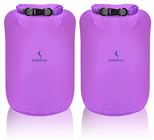 Wasserdicht Tasche, 2 Stück 10L Dry Bag Set, Leicht Outdoor Trockener Sack