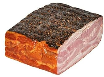 Poliwczak Schweinebauch Speck gebrüht mit Pfeffer mini ca.550g boczek z pieprzem