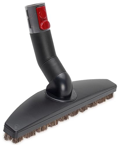 PRIMEBAG Parkettdüse passend für Dyson V7 V8 V10 V11 V12 V15 SV10 SV11 | Innovatives Weiches Rosshaar, schwenkbar, Dreh-Kippgelenk, SwingFlex