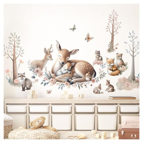 Little Deco Wandtattoo Waldtiere REH Fuchs DL5059 XXL