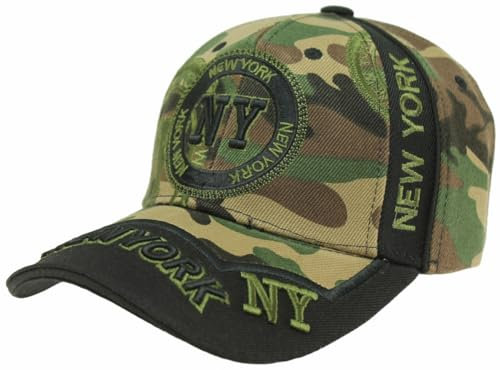 Royal Stallion Trendy NY Baseball Cap, Camouflage-Grün, One size