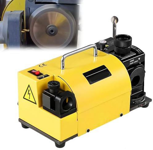 Bit Sharpener Portable Bit Sharpener, 3-13Mm (15Mm) Grinder, CNC Router Bit Sharpener with 11 and 18 Collectors,13A